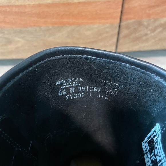 Frye 2R Harness Boots in Black Leather - Picture 7 of 10